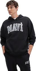 Mavi Logo Baskılı 067149 Kapüşonlu Erkek Oversize Sweatshirt
