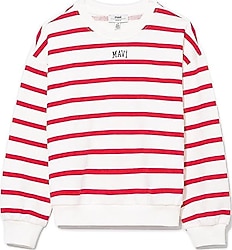 Mavi Logo Baskılı 7S10038-82054 Kırmızı Çocuk Sweatshirt