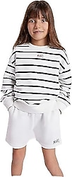 Mavi Logo Baskılı 7S10038 Çocuk Sweatshirt