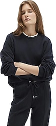 Mavi Lux Touch 168837-900 Siyah Kadın Sweatshirt