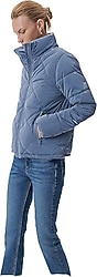 Mavi Premium 1110230-70738 Kapüşonlu Kapitone Mavi Kadın Şişme Mont