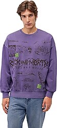 Mavi Rick and Morty 0S10186 Erkek Sweatshirt
