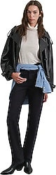 Mavi Sky Classic Denim 1010627-88579 Antrasit Kadın Straight Mom Jean