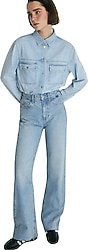 Mavi Victoria Real Blue 101072-34111 Açık Mavi Kadın Wide Leg Kot Pantolon