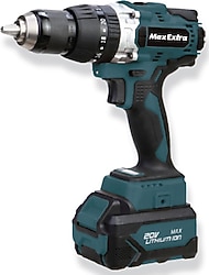 Max Extra MXP9012 Çift Akülü 4 Ah Darbeli Matkap