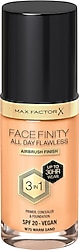 Max Factor Facefinity All Day Flawless 3 in 1 W70 Warm Sand 30 ml Likit Fondöten