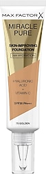 Max Factor Miracle Pure SPF 30 75 Golden 30 ml Fondöten