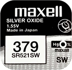 Maxell 379 SR521SW Düğme Pil
