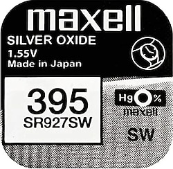 Maxell 395 SR927SW 1.55 V Düğme Pil