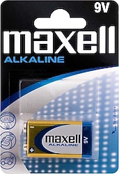 Maxell 6LR61-MN1604 9V Alkalin Pil