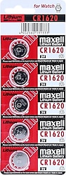 Maxell CR1620 3 V 5'li Lityum Düğme Pil