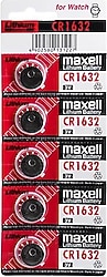Maxell CR1632 5'li Lityum Düğme Pil
