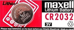 Maxell CR2032 3V Lityum Düğme Pil