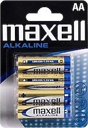 Maxell LR6 Blister Alkalin AA 4'lü Pil
