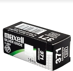 Maxell 371 SR920SW 1.55 V 10'lu Düğme Pil