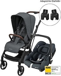 Maxi-Cosi Leona2 Cabriofix Graphite Travel Sistem Bebek Arabası