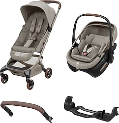 Maxi-Cosi Zero-G Led Işıklı Şarj Üniteli Sand Travel Sistem Bebek Arabası
