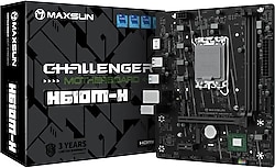 Maxsun Challenger H610M-H V1 Intel LGA1700 DDR4 Micro ATX Anakart