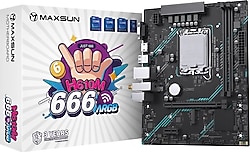 Maxsun H610M 666 WIFI6 ARGB Intel LGA1700 DDR4 Micro ATX Anakart