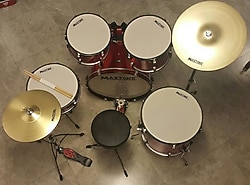 Maxtone MXC-3017NBK 5 Parça Davul seti