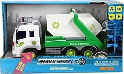 Maxx Wheels 1:16 Sesli ve Işıklı Geri Dönüşüm Kamyonları S00013078