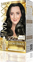 Maxx Deluxe Golden Altın İçerikli Saç Boyası 6.1 Küllü Koyu Kumral