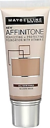 Maybelline Affinitone 42 Dark Beige 30 ml Likit Fondöten