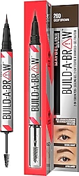 Maybelline New York Build a Brow 2 in 1 Deep Brown Kaş Kalemi ve Jeli