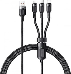 Mcdodo CA-0930 1.2 m Type-C Micro USb Lightning Hızlı Şarj Cihazı