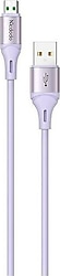 Mcdodo CA-1853 1.2 m Mor Micro USB Hızlı Şarj Kablosu