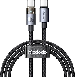 Mcdodo CA-5580 1.2 m Type-C to Type-C Hızlı Şarj Kablosu