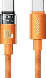 Mcdodo CA-5585 1.5 m Type-C to Type-C Hızlı Şarj Kablosu