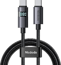 Mcdodo CA-5610 1.2 m Type-C to Type-C Hızlı Şarj Kablosu
