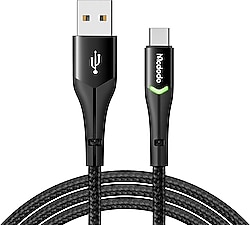 Mcdodo CA-7960 1 m Siyah USB to Type-C Şarj Kablosu