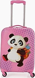 Mçs V307 Panda ABS Pembe Çocuk Valizi