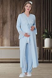 Mecit 1517 Sabahlıklı Lohusa Pijama Takımı