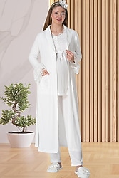 Mecit 5416 Sabahlıklı Lohusa Pijama Takımı