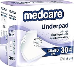 Medcare 60x90 cm 30'lu Yatak Koruyucu Örtü