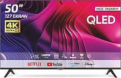 Mediastar MDS50 HD 50" 127 Ekran Uydu Alıcılı Android Smart QLED TV