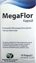 Megaflor Probiyotik 10 Kapsül
