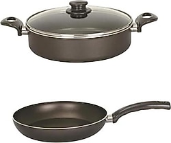 Mehtap Onyx 28 cm Teflon Tava ve Tencere Seti