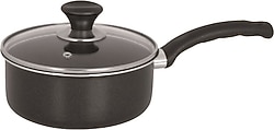 Mehtap Onyx 20 cm Teflon Cam Kapaklı Kaçerola Sosluk