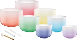 Meinl Sonic Energy CSBCSETCHA Crystal Singing Bowl 7 Parça Chakra Set