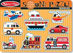 Melissa&Doug Araçlar Ahşap Sesli Yapboz