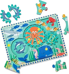 Melissa&Doug Denizaltı Ahşap Dişli Yapboz