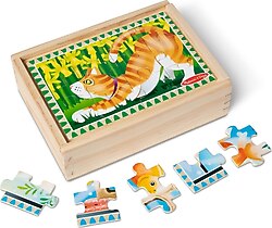 Melissa&Doug Evcil Hayvanlar 12x4 Ahşap Yapboz Seti