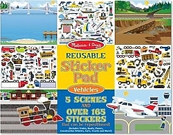 Melissa&Doug Tak Çıkar Çıkartma Kitabı Araçlar