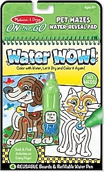Melissa&Doug Water Wow! Su ile Boyama Kitabı - Evcil Hayvanlar Bulmaca - Kolektif