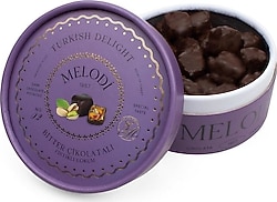 Melodi Çikolata Bitter Çikolatalı Duble Fıstıklı Lokum 250 gr