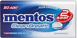 Mentos Clean Breath 35 gr Nane Ferahlığı Tablet Şeker